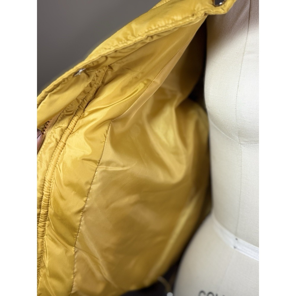Sebby Women's Yellow Size medium Puffer Jacket Coat Lightweight Winter Coat - Picture 7 of 8